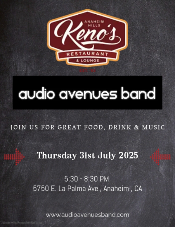 AAB at Kenos Thursday Night July 31st.