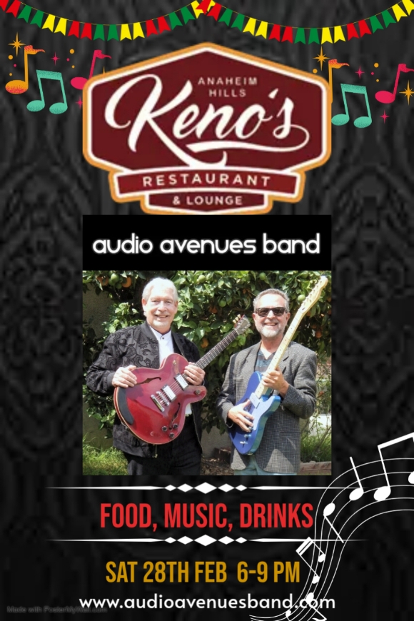 Audio Avenues Band At Keno's 2-28-26